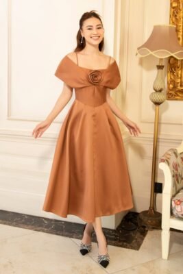 Đầm Midi Taffeta